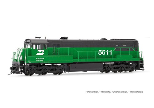 Rivarossi HR2887 HO Scale Burlington Northern GE U25c Phase II 5611 (Analog DC) | Zustand: New