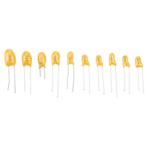 Tantalum Capacitor Assortment Kit - Assorted Capacitors with Box for DIY Use - Picture 4 of 7