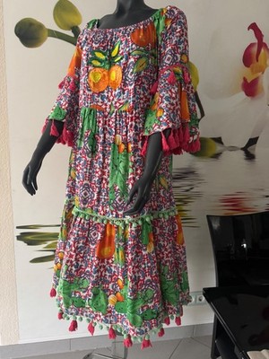 Kleid v. ALEX MAX Gr. 40 42 Bunt