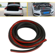 5M Door Trunk Strip Rubber Seal L-Shape Weather Strip Edge Car Accessory 16FT