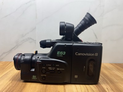 Canon Canovision 8 E63 8mm Video Camcorder Auto/Manual Focus 8x