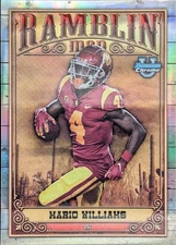 2023 Bowman University Chrome Ramblin' Man #RM-7 Mario Williams USC Trojans