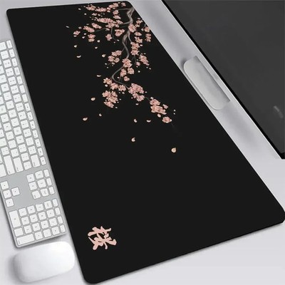 Japan Kirschblüte Mauspad XXL Sakura Gaming Schreibtischunterlage Anime Tastatur