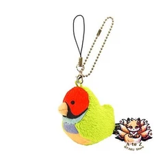 NEW Sun Lemon IroToriDori Gouldian Finch Strap Keychain