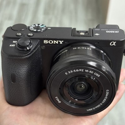 Sony Alpha a6600 24.2MP Mirrorless Digital Camera w/16-50mm Lens Perfect Work
