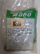 Taco 110-251 3/4" NPT IRON Set of Flanges 2 Flanges, 4 nuts  Bolts for all Taco
