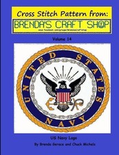 US Navy Logo - Cross Stitch Pattern from Brenda's Craft Shop by Brenda Gerace (E