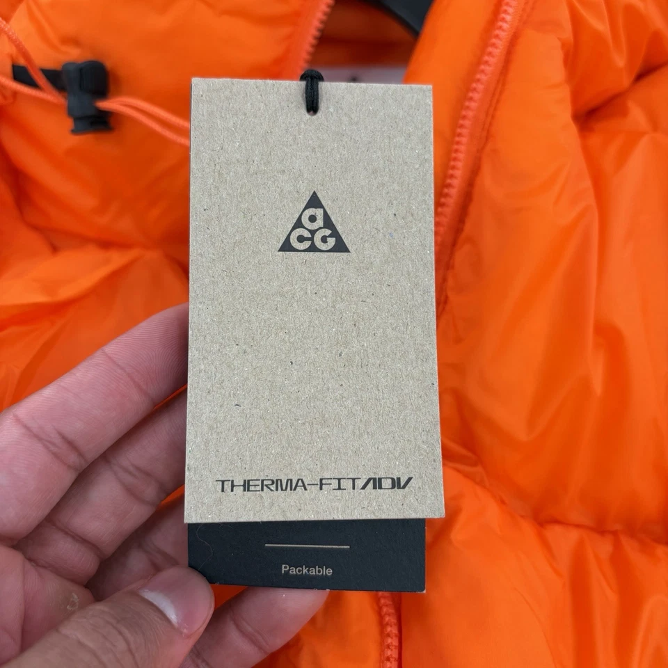 Nike ACG "Lunar Lake" PrimaLoft Para hombres Therma-FIT ADV Chaqueta con Capucha Naranja Para Hombres L Foto 3 de 4