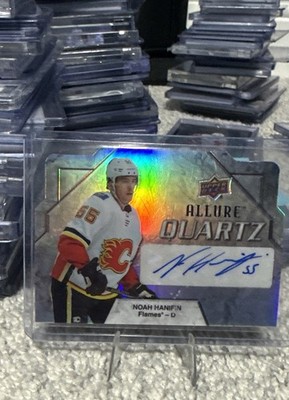 2019-20 Upper Deck Allure - Quartz Autographs Noah Hanifin #AQ-NH (AU)
