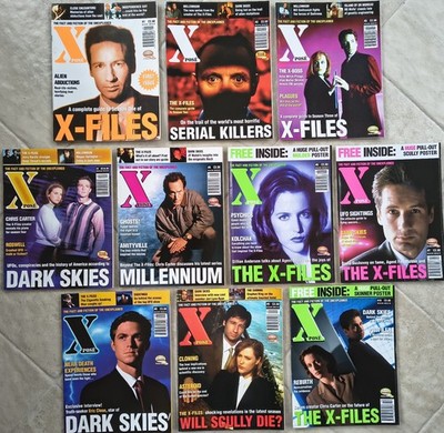 Xpose Magazine bundle of 10 issues, #1 - #10 X-Files Aliens Plagues Roswell UFOs
