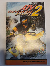 PlayStation 2 ps2 ATV Offroad Fury 2 Manual with PlayStation underground sign up