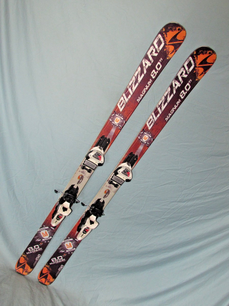 Blizzard Magnum 8.0 Ti skis 158cm with Marker Griffon 13 DEMO