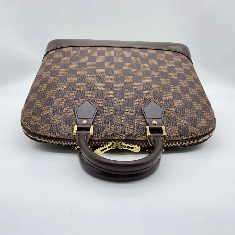 Auth Louis Vuitton Damier Ebene Alma PM N53151 Hand Bag W/Box/Dustbag NS110332 - Image 4 of 4