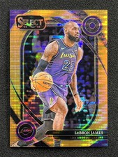 2024-25 Panini Select LeBron James #241 Courtside Neon Orange Pulsar Fotl /18