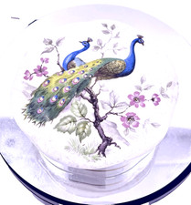 VINTAGE FORTNUM & MASON LTD, WHITE CHINA, CROWN DEVON, PEACOCK & Pink Blossoms 