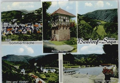 50544374 - 5413 Bendorf Roemerturm, Abtei, Viadukt, Waldschwimmbad