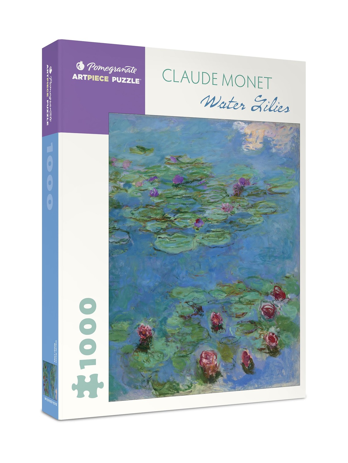 Claude Monet Water Lilies 1000-Piece Jigsaw Puzzle - Image 3