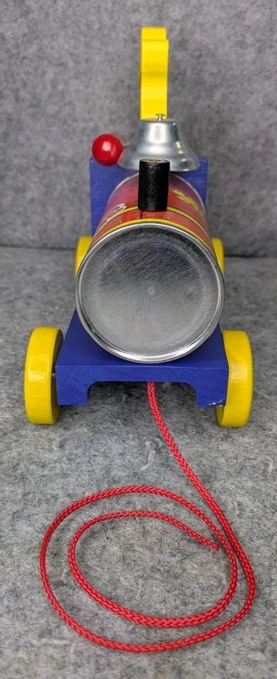 Mickey Mouse Choo-Choo Pull Toy Reproducción ToyTown EE. UU. 2003 Fisher Price #432 Foto 2 de 4