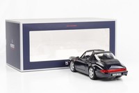 1:18 Porsche 911 964 Carrera 4 Targa Blau Metallic 1991 Norev 187340 Full Openin