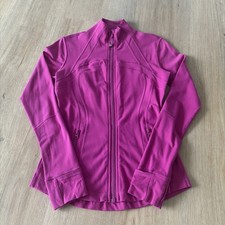 LULULEMON DEFINE JACKET LUON RASPBERRY PINK SIZE 6