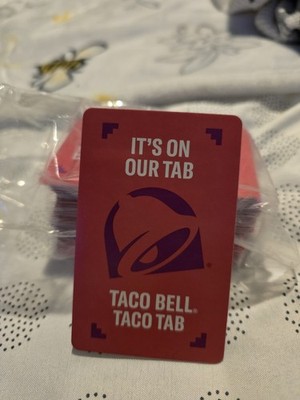 25 Pack Taco Bell Free Taco Coupons (Multiple Options) (Up To $125 Value)