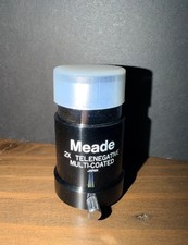Meade telescope accessories 07273 126 2x telenegative barlow lens, 1.25", Japan