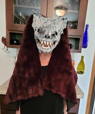 Gothic Vampire Bat, Countess, Scary Halloween Mask or Prop - Handmade Unique
