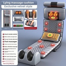 Full Body Massage Pad 10-zone Wave Vibration Kneading Massage Foot Massage Back