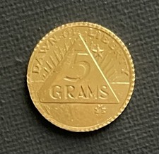 Dawn of Liberty - 5 gram 99.9 Gold Round - Metric Gold Piece - Vintage 1979 Rare 5287.59 per troy oz