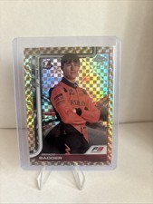 2025 Topps Chrome F1 Brando Badoer Gold Checkered Refractor /50 07/50 F3