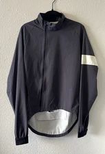 Rapha Softshell Cycling Jacket Men's Medium Gray Full Zip