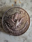 Silver Trade Unit 1 Troy oz Silver Coin Eagle On One Side With US Flag