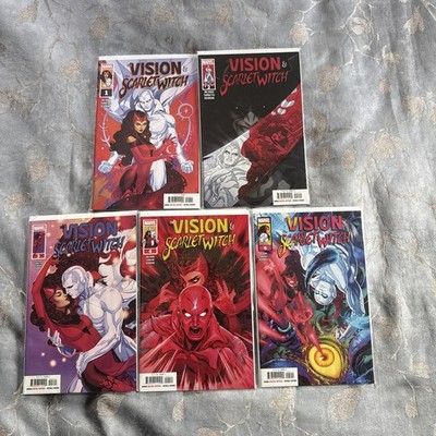 VISION & THE SCARLET WITCH (2025) #1 2 3 4 5 COMPLETE SET MARVEL COMICS
