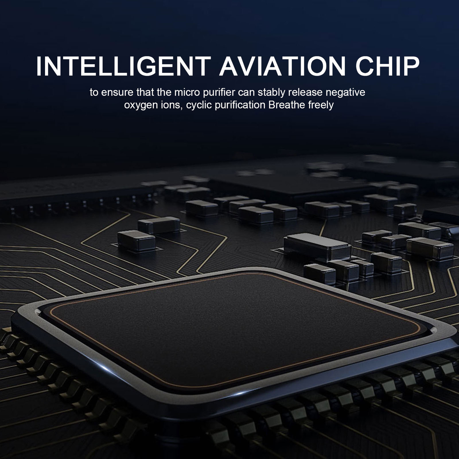 Air Purifier Necklace Wearable Portable Small Silent Negative Ion Air Purifi HR6-image