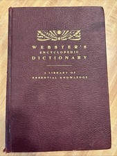 Webster s Encyclopedic Dictionary 1940
