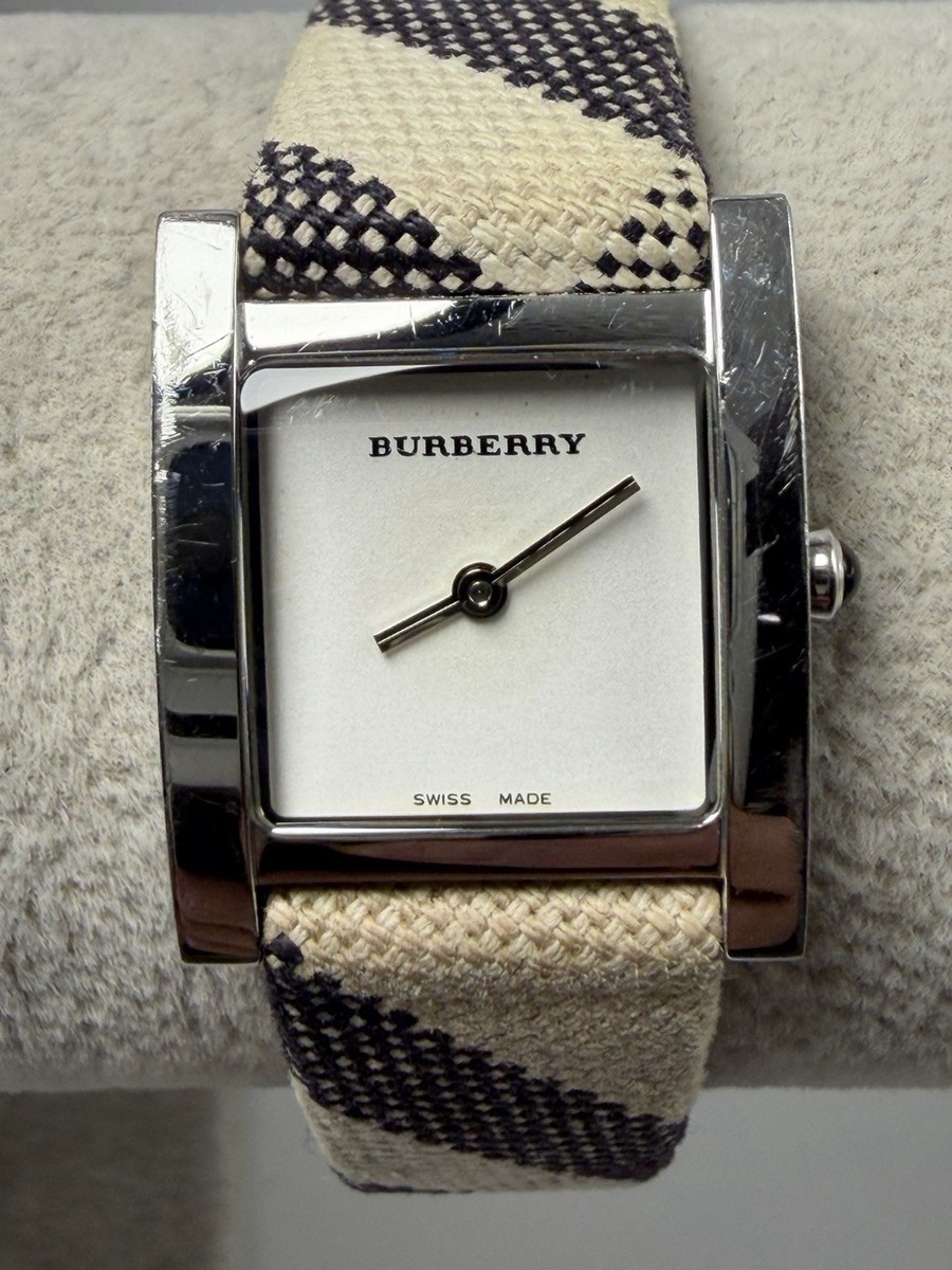 Burberry BU4305 New Battery Ladies Tank Watch 22MM 6.75
