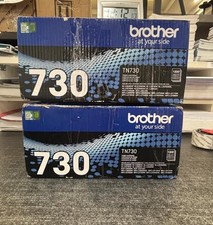 GENUINE - BROTHER TN730 BLACK TONER CARTRIDGE - TN-730 OPEN BOX 2 