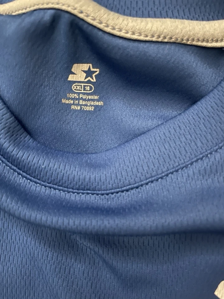 Lote de 3 camisas de manga larga para niños talla XXL 18-20 Starter rojo azul negro Foto 3 de 4