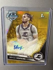 2023-24 Bowman University Chrome Bryce Hopkins Gold Auto Autograph /50