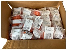 480x Corning Sterile Non-Pyrogenic Polyethylene Orange Lids For 250ml Container