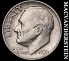 1954-D Roosevelt Dime- Scarce Better Date No Reserve #J5586