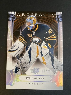 2009-10 Upper Deck Artifacts #79 Ryan Miller Silver Spectrum #/25