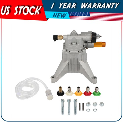 #ad New Pressure Washer Pump 7 8quot; Shaft Vertical Replaced Pump 3000 PSI 2.5 GPM $74.19