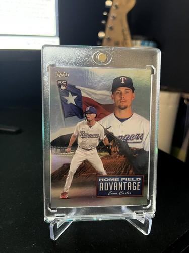 Evan Carter #HFAC-13 2024 Topps Chrome Update Home Field Advantage card