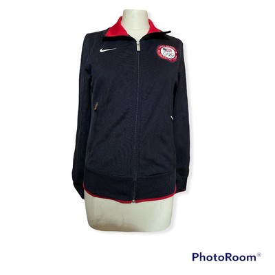 nike white olympic jacket