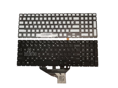 HP OMEN 15-dc0000 15-dc1000 15-dc2000 TPN-Q211 Colorful Backlit Keyboard Black