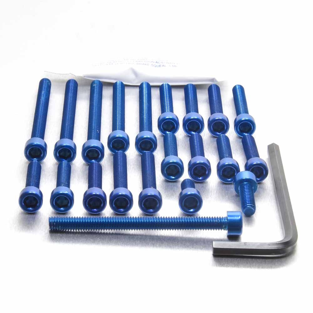 ZR400-ll Kawasaki ZR400 A-Z Engine Fastener Kit Blue | eBay