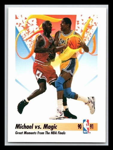 1991-92 SkyBox #333 Magic Johnson FIN/Michael Jordan