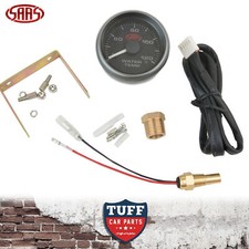 SAAS Water Temp Gauge Black Face Dial 52mm Mu...