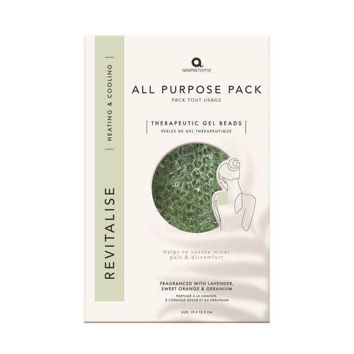 Aroma Home Therapeutic Hot or Cold Flexible Gel Beads All Purpose Pack: Green - Picture 3 of 3